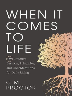 cover image of When It Comes to Life